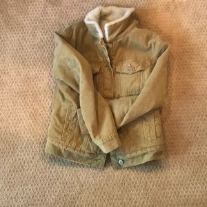 Tan corduroy jacket from brandy melville